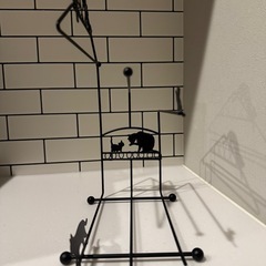 【黒猫雑貨】ふきんスタンドの画像