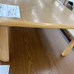 ★リユースのサカイ高崎店★TJ13035 (株)弘益 折りたたみﾃｰﾌﾞﾙ ライトブラウン H30.5×D60×W90 クリーニング済みの画像