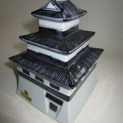 置物　磁器製の小峰城の画像