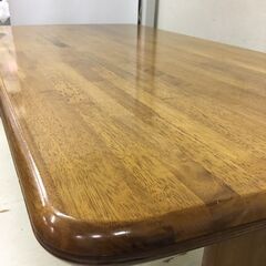  25110  6人掛けダイニングテーブル　幅165cm　レトロ    ◆大阪市内・東大阪市他 6,000円以上ご購入で無料配達いたします！◆ ※高槻・枚方方面◆西宮・尼崎方面◆生駒方面　それぞれ条件付き無料配送あり！            の画像