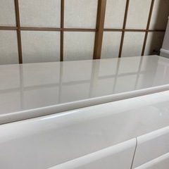 【美品】ホワイトチェスト／収納たっぷり7段／光沢あり 清潔感◎ の画像