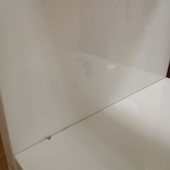 ★ジモティ割あり★  シェルフ ホワイト H147×D40×W77 クリーニング済み TK6798の画像