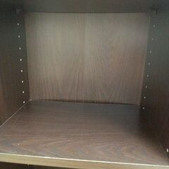 ★ジモティ割あり★  収納棚 ブラウン H100×D30×W77 クリーニング済み TK6800の画像