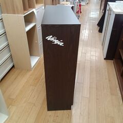 ★ジモティ割あり★  収納棚 ブラウン H100×D30×W77 クリーニング済み TK6800の画像