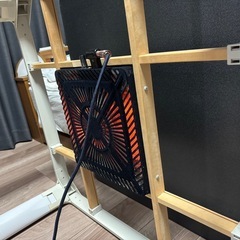 山善カジュアルこたつ リバーシブル　布団付
 75㎝×75㎝の画像