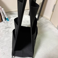 キングジム 収納用品 ツールスタンド フロア たためて運べる 黒 KSP001F-BKの画像