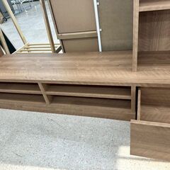 ★リユースのサカイ高崎店★TJ13039 (株)ニトリ リビングボード ナチュラル H142.5×D42.5×W220.5 クリーニング済みの画像