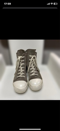 スニーカー Rick Owens mainline ramones suede