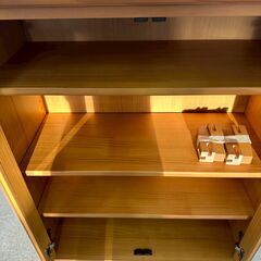 ★リユースのサカイ高崎店★TJ13042  コレクションボード ナチュラル H115.5×D38×W79 クリーニング済みの画像
