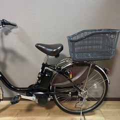 美品✨ パナソニック電動自転車、バッテリー16.0Ah 🌸 2022年に新品で購入し、使用回数が少ないため、とても綺麗な状態です。の画像