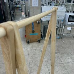 ★リユースのサカイ高崎店★TJ13044  ハンガーラック クリーム H50×D40×W75 クリーニング済みの画像