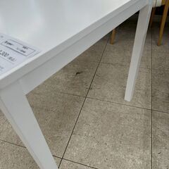 ★リユースのサカイ高崎店★TJ13046 萩原(株) テーブル 白 H72.5×D75×W75 クリーニング済みの画像