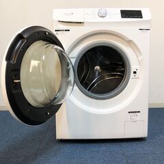 ドラム式洗濯機 YWM-YV60F1 ホワイト 6.0㎏ 左開き HerbRelax ヤマダ電機オリジナル 静音設計・コンパクトサイズ 清掃/動作確認済みの画像