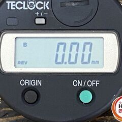 【久留米】【引き取り限定】【ジャンク品扱い】TECLOCK テクロック DMD-211S デプスゲージ 0.01-10.0mm ※未校正のためジャンク品扱い(通電確認のみ)の画像