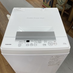 R356 ☀️ 2023年製の高年式♪ TOSHIBA 洗濯機（洗濯4.5㎏) AW-45GA2 ⭐ 動作確認済 ⭐ クリーニング済の画像
