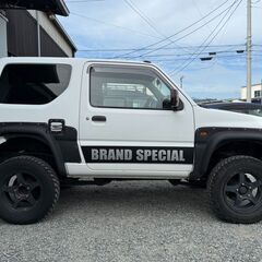 総額59万円★H18年式　JB23W　ジムニー　XG　6型　5MT　車検2年付　猪狩バンパー　リフトアップ　ブリスターフェンダー　ナンバー移設キット　社外マフラー　社外16インチAWの画像