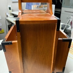 ロ 2510-188 木製 小物入れ キズ 汚れあり 中古の画像