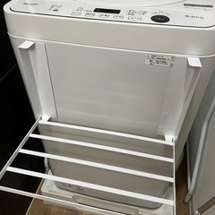 シャープ SHARP 全自動洗濯機 幅56.5cm(ボディ幅52.0cm) 5.5kg ホワイト系 ES-GE5E-W の画像