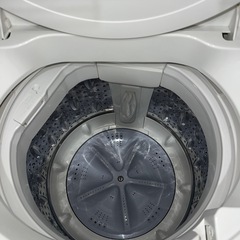 シャープ SHARP 全自動洗濯機 幅56.5cm(ボディ幅52.0cm) 5.5kg ホワイト系 ES-GE5E-W の画像