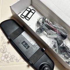 ②新品　ミラー型・前後ドライブレコーダーの画像