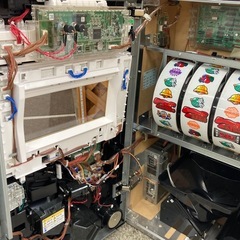 パチスロ実機 　うまい棒 （6号機）コイン不要機 ID：126-014119-007の画像