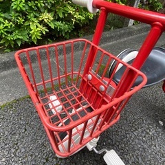 無印　三輪車　赤の画像