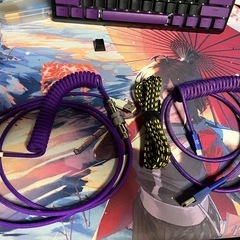 HM61Zの基盤に側がWootingのキーボードの画像