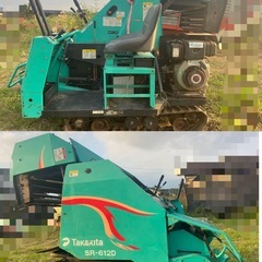 タカキタ 自走ロールベーラー SR-612D 自走式 セル付き 小型 牧草 梱包機 集草 中古 引き取り限定の画像