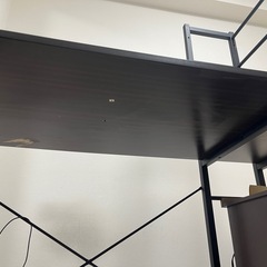 棚付きデスクの画像