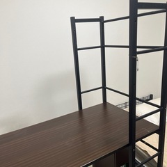 棚付きデスクの画像