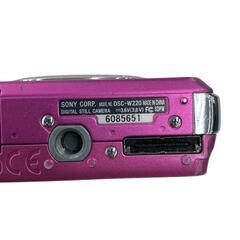 186000 現状品 SONY ソニー コンパクトデジタルカメラ Cyber-Shot DSC-W220  ピンク [0000000002065]の画像