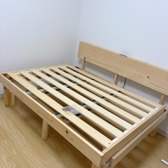 【差し上げます】ダブルベッドの画像