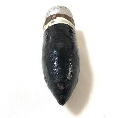 旧日本軍 九四式砲弾 37mm 弾頭 白帯 火薬無 信管無 安全品 オブジェ 骨董品の画像