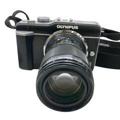 186000 OLYMPUS ミラーレス一眼 ボディ 本体 E-PL1  まとめ売り レンズ 2点付き バッテリー M.ZUIKO DIGITAL ED 60mm F2.8 macro/ED 12-50mm f3.5-6.3 EZ [0000000002069]の画像