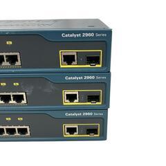 186000 現状品 Cisco Catalyst 2960シリーズ WS-C2960-8TC-L  3点まとめ売り [0000000002070]の画像
