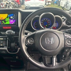 H25年式 ホンダ N-BOXカスタムGターボSS★総額29.8万円★AA評価4点 車検2年付き 社外ナビフルセグTV BT音楽 両側パワスラ クルコン 修復歴なし！機関良好♪の画像