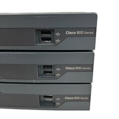 186000 現状品 800シリーズ Cisco 892 有線LANルーター CISCO892J-K9  3点まとめ売り [0000000002074]の画像