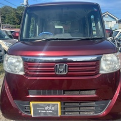 走行12万キロ！お買い得価格！ホンダ N-BOXカスタム GL★総額19.8万円★車検2年付き 純正ナビ Bカメラ ETC スマキー 片側パワスラ エアコンバッチリ！お早めにの画像