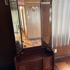 【0円です】昭和レトロな三面鏡ですの画像