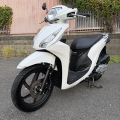 ホンダ　Dio110 JF58 ホワイト　実働　動画あり　大阪の画像