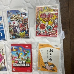wiiゲームソフトcd 10枚の画像