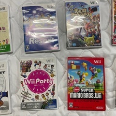 wiiゲームソフトcd 10枚の画像