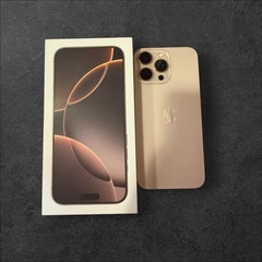 【極美品】iPhone16 ProMaxデザートチタニウム256GB Simフリーの画像