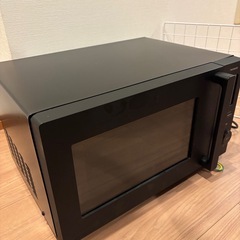 TWINBIRD ツインバード DR-F282B ブラック センサー付フラット電子レンジ 1000W 18L ヘルツフリーの画像