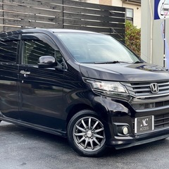 安心の総額表示！車検8年12月10日★ホンダN-wgnカスタム禁煙車そのまま乗って帰れますBluetoothナビTV etcエコアイドルの画像
