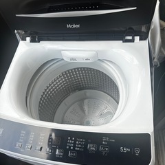 Haier 洗濯機　5.5kg  1-2人暮らし用　1年使用の画像