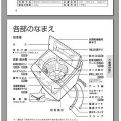 取引中2019年 TOSHIBA 全自動洗濯機 4.5kg 43Lの画像