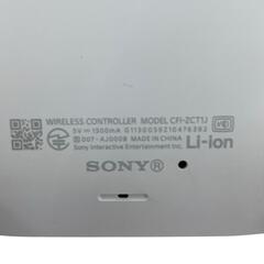 186000 sonny ソニー PS5　ワイヤレスコントローラー CFI-ZCT1J  白 [0000000002095]の画像
