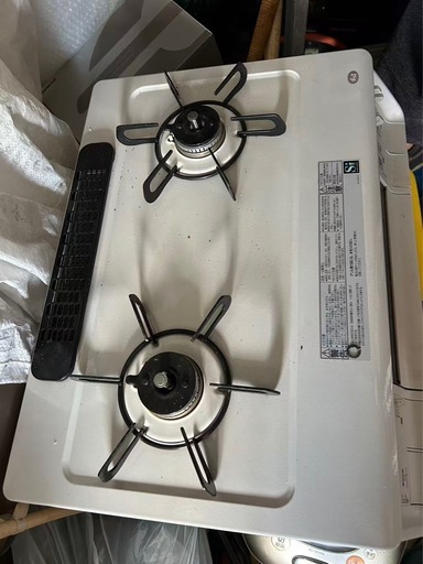 ガスコンロ　ガステーブル　都市ガス  ホース付き　PA-360WHA-5R