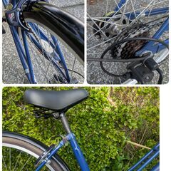 【中古自転車】シティサイクル　27インチ　一般車　ママチャリ　6段変速の画像